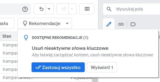 Rekomendacje na poziomie elementu