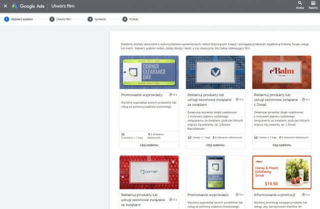 Nowe szablony video do reklam sezonowych