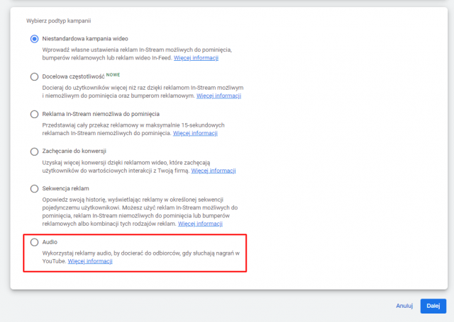 Reklamy dźwiękowe (Audio Ads) dostępne globalnie