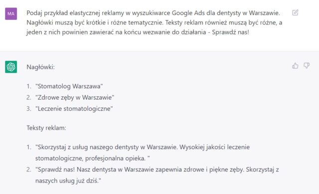 Specjalista Google Ads - jak nim zostać - ChatGPT