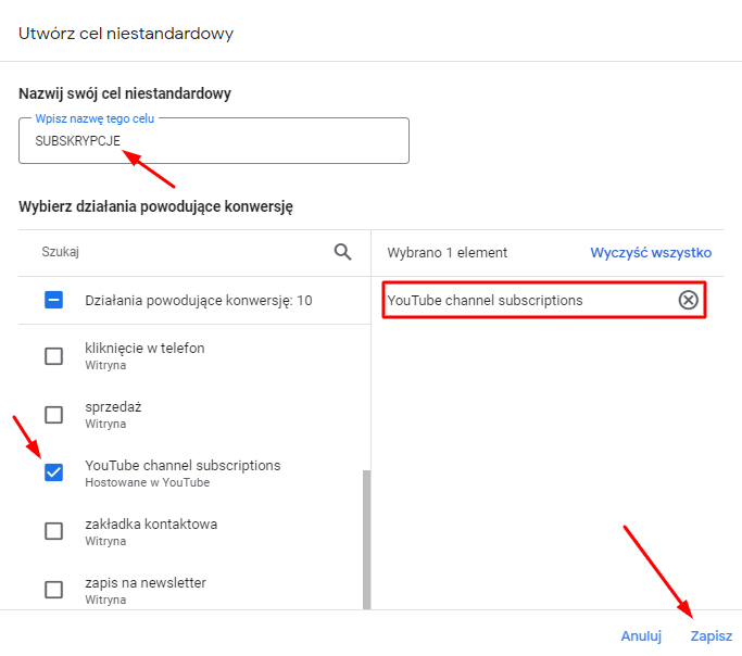 Optymalizacja kampanii pod kątem subskrypcji na YouTube - jak ustawić