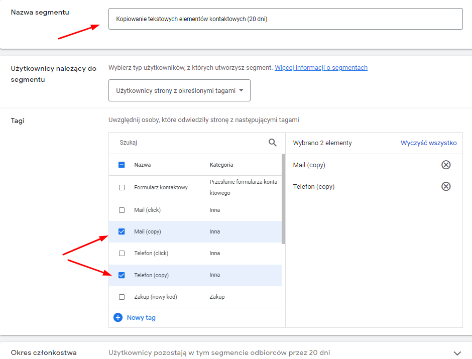 Listy remarketingowe w oparciu o konwersje w Google Ads