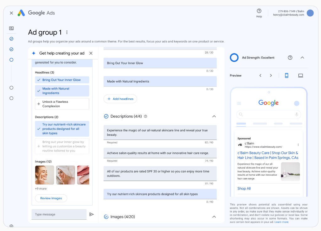 Aktualności dotyczące AI w Google Ads
