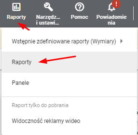 Raport połączeń odebranych i nieodebranych w Google Ads
