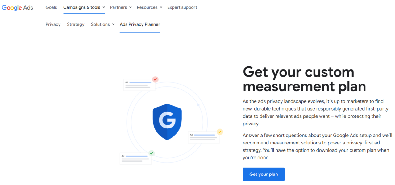Ads Privacy Planner