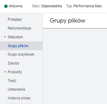 Grupy komponentów zmieniają się w grupy plików