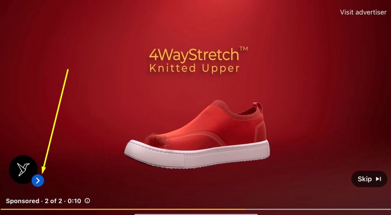 Nowa ikona przycisku w reklamach video