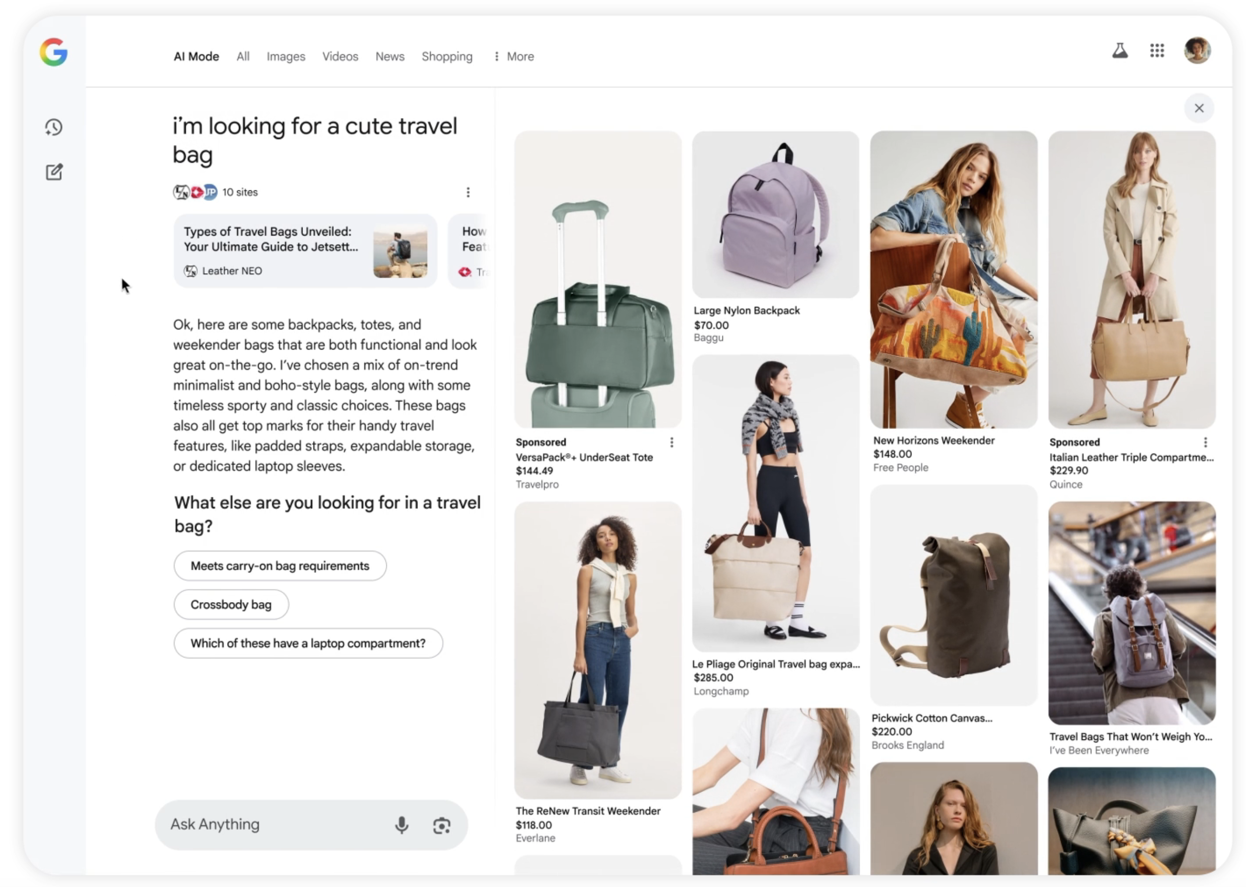 Google wprowadza AI Mode – inteligentne zakupy z wirtualną przymierzalnią i automatycznym checkoutem
