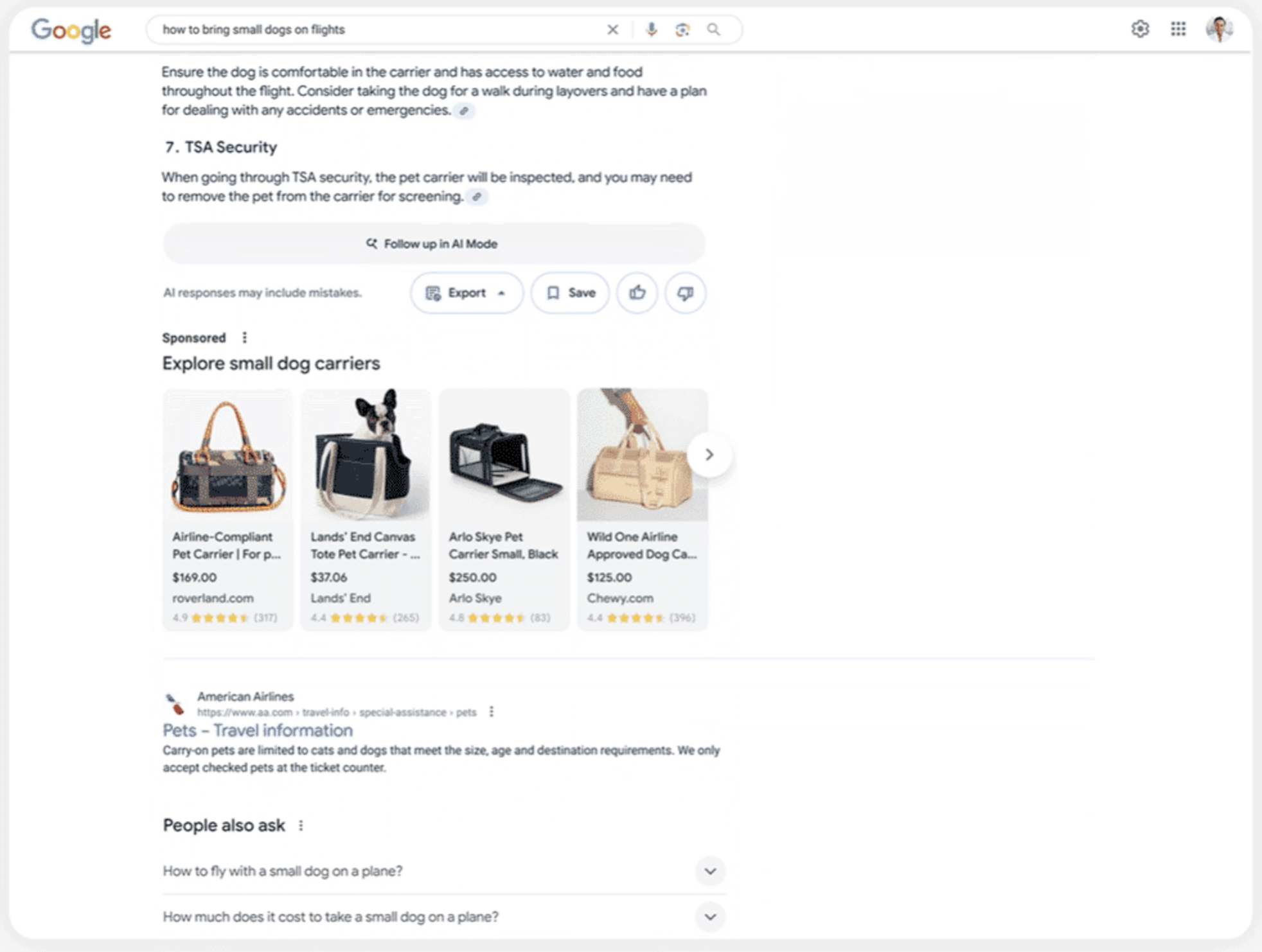 Nowe formaty reklamowe w AI Overviews i AI Mode
