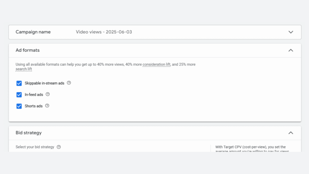 YouTube zmienia konfigurację kampanii Video-view – multi-formaty stają się domyślne