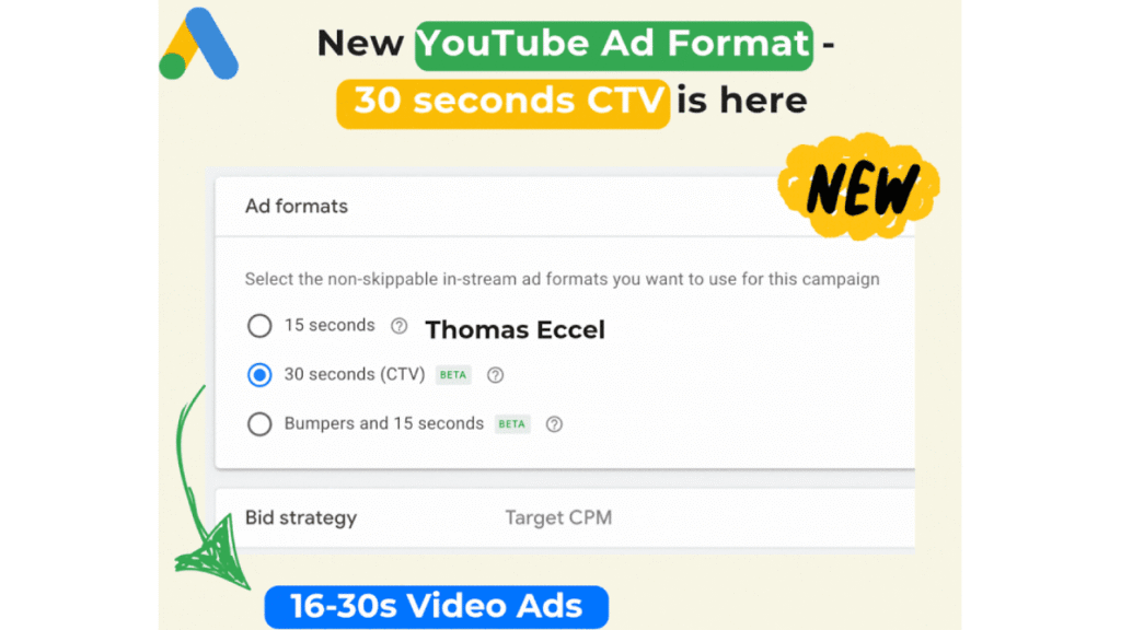 YouTube wprowadza 30-sekundowe reklamy niepomijalne na Connected TV