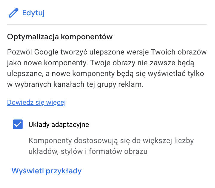 Układy adaptacyjne w kampaniach Demand Gen