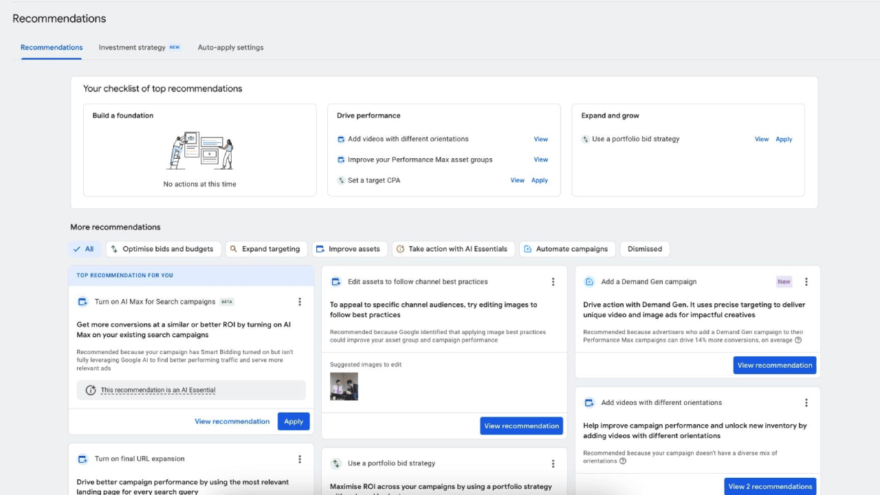 Część użytkowników nie widzi już Wyniku Optymalizacji (Optimization Score)