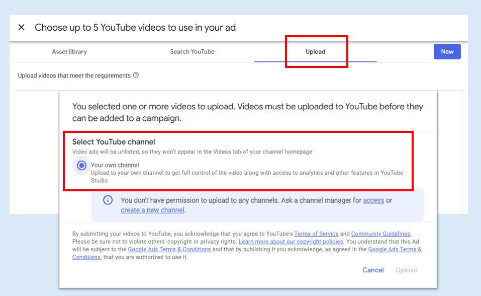 Bezpośredni upload wideo i automatyczny import materiałów z social ads w kampaniach Performance Max