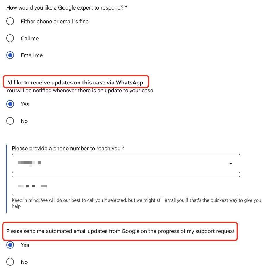 Powiadomienia o zgłoszeniach Google Ads dostępne przez WhatsApp