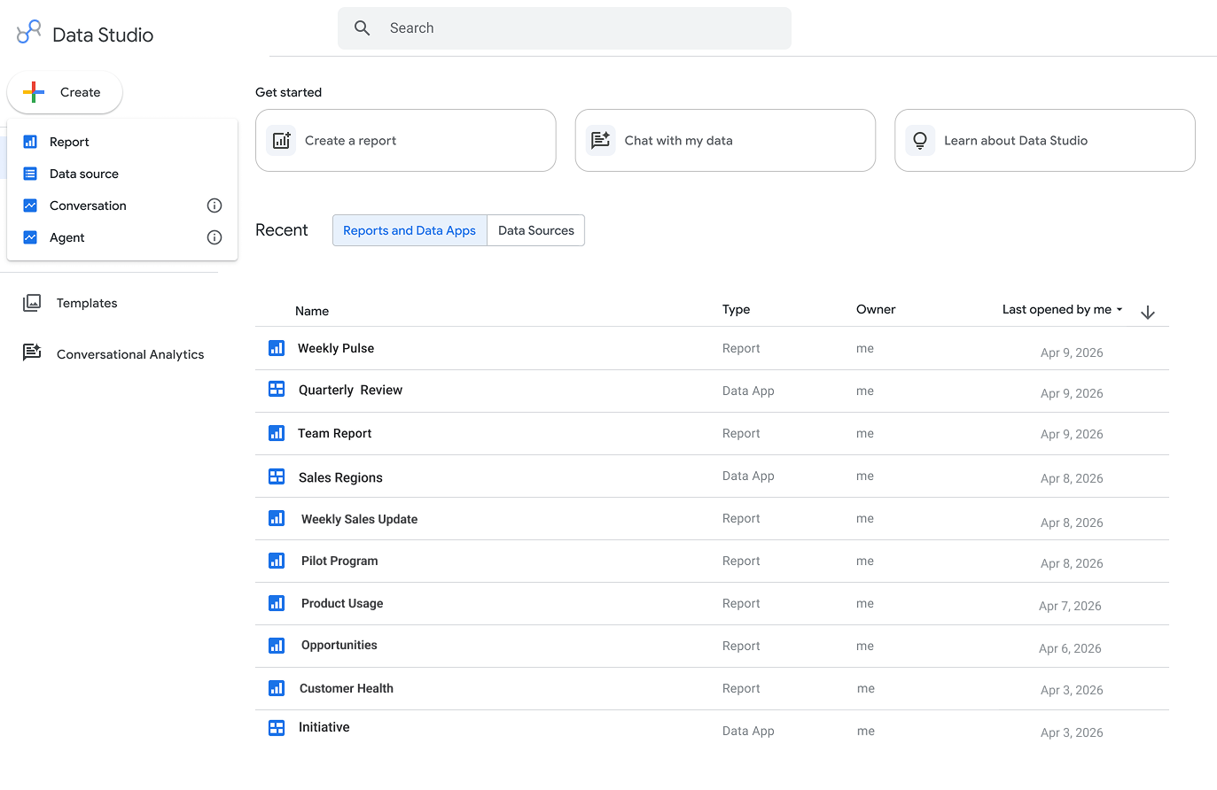 Data Studio wraca jako centrum zasobów Data Cloud
