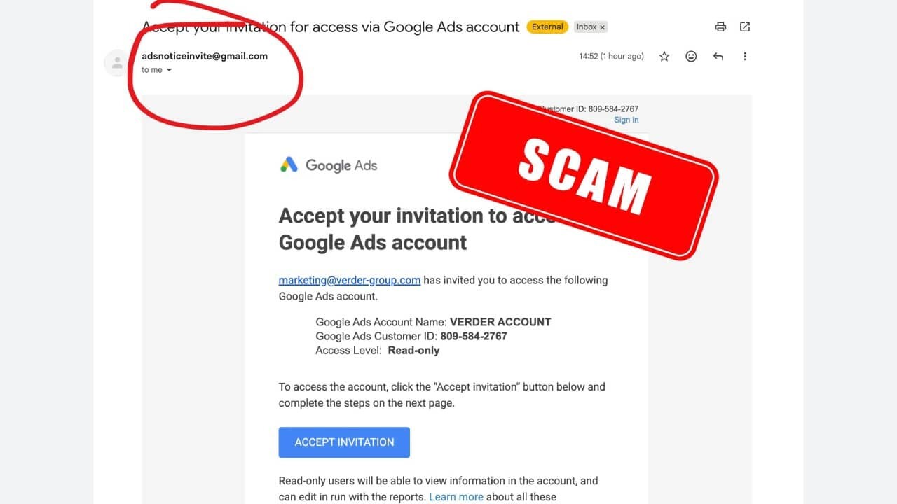 Nowa fala phishingu podszywającego się pod Google Ads