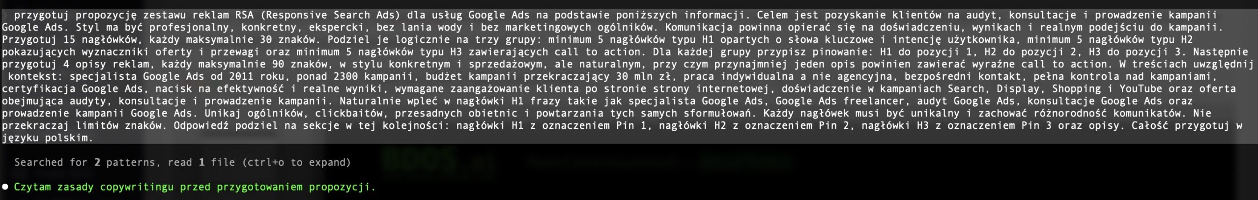 BDOS.ai - narzędzie AI do zarządzania kampaniami Google Ads - zalety, wady i moja subiektywna opinia