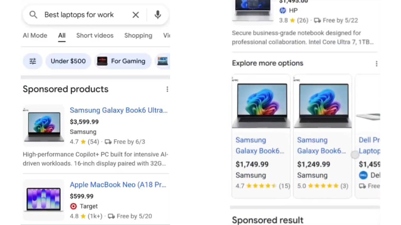 Google pokazuje opisy produktów bezpośrednio w wynikach wyszukiwania