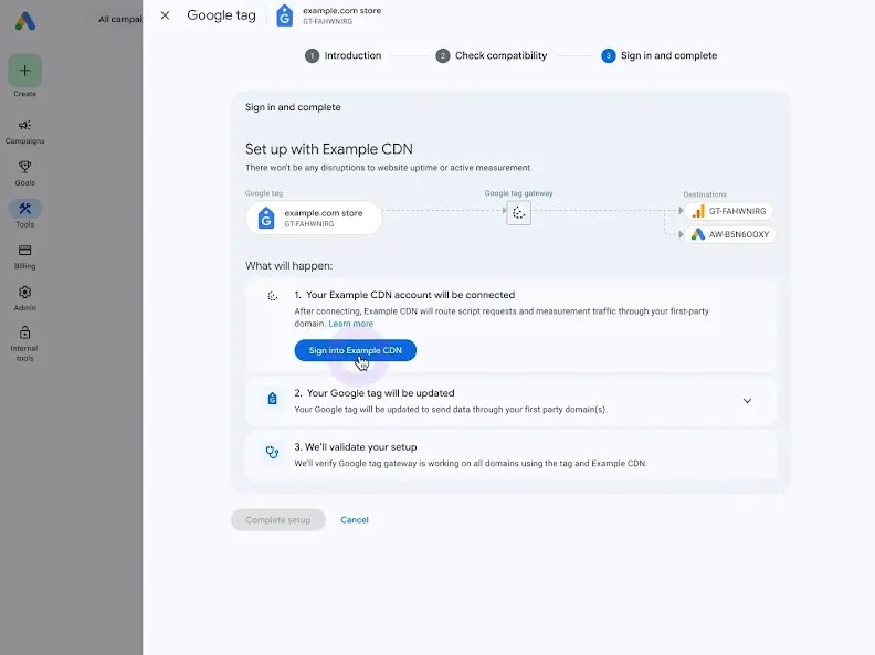 Nowe integracje Google Tag Gateway