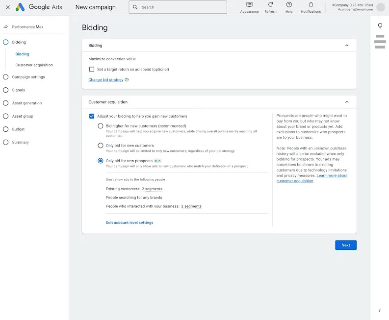 New Prospects Mode w New Customer Acquisition