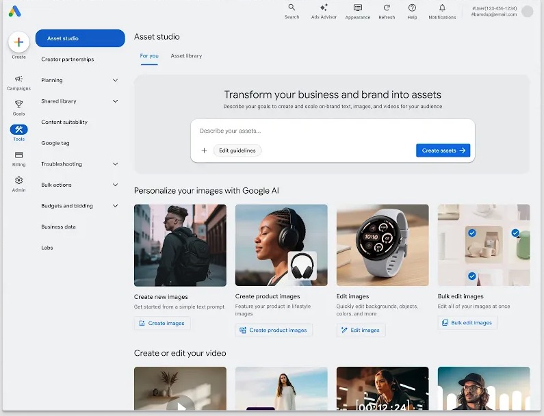 Duże zmiany w Asset Library i Google Ads API
