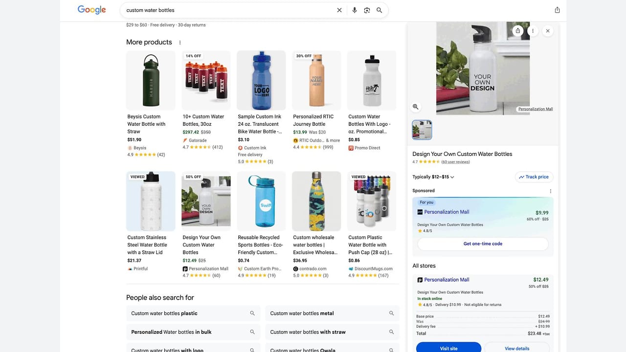 Google testuje nową etykietę “For You” w reklamach produktowych