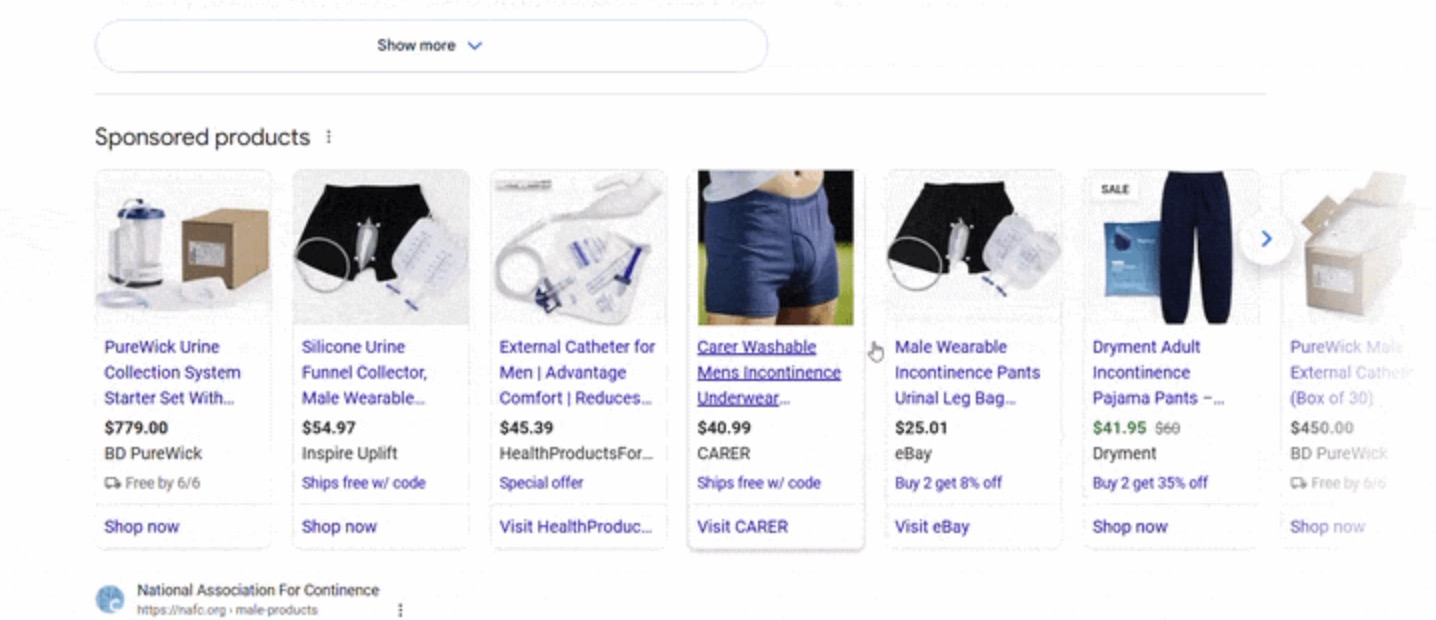 Google testuje powiększające się reklamy produktowe