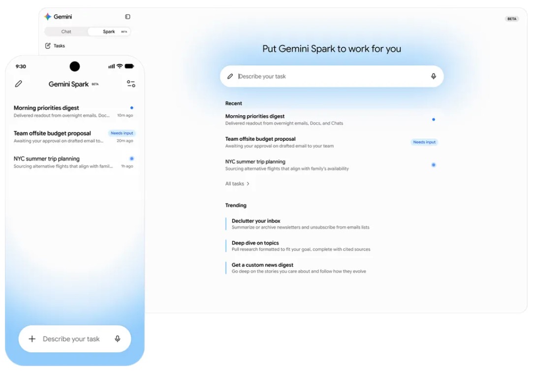 Google I/O 2026 - Gemini Spark - osobisty agent AI