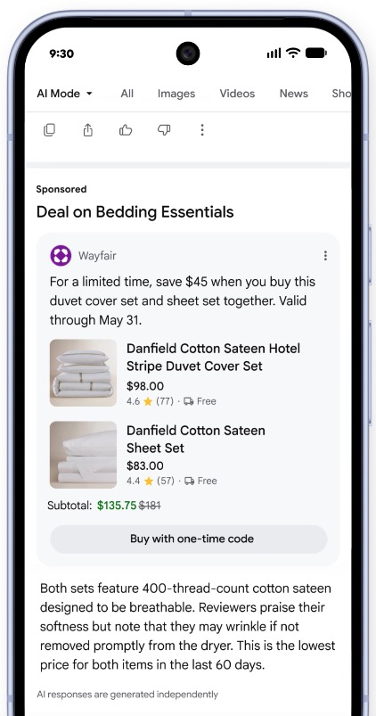 Google Marketing Live 2026 - Direct Offers