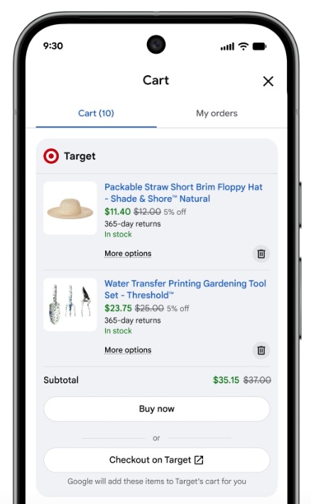 Google Marketing Live 2026 - Universal Commerce Protocol (UCP)
