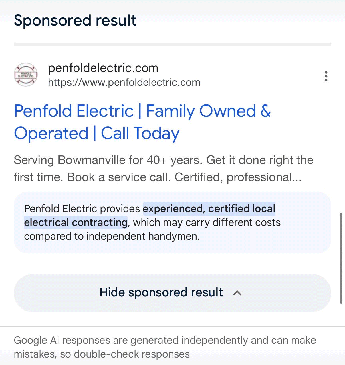 Google testuje podsumowania AI w reklamach w wyszukiwarce