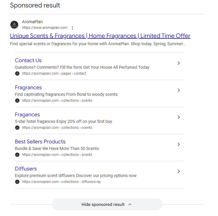 Google testuje favicony w linkach do podstron reklam w wyszukiwarce