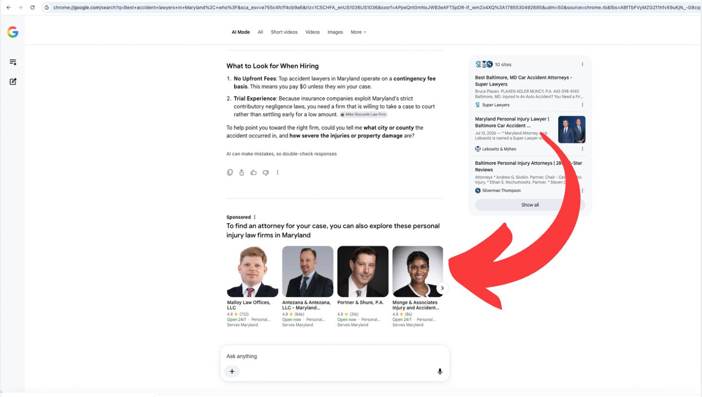 Integracja reklam usług lokalnych (Local Services Ads) z AI Mode