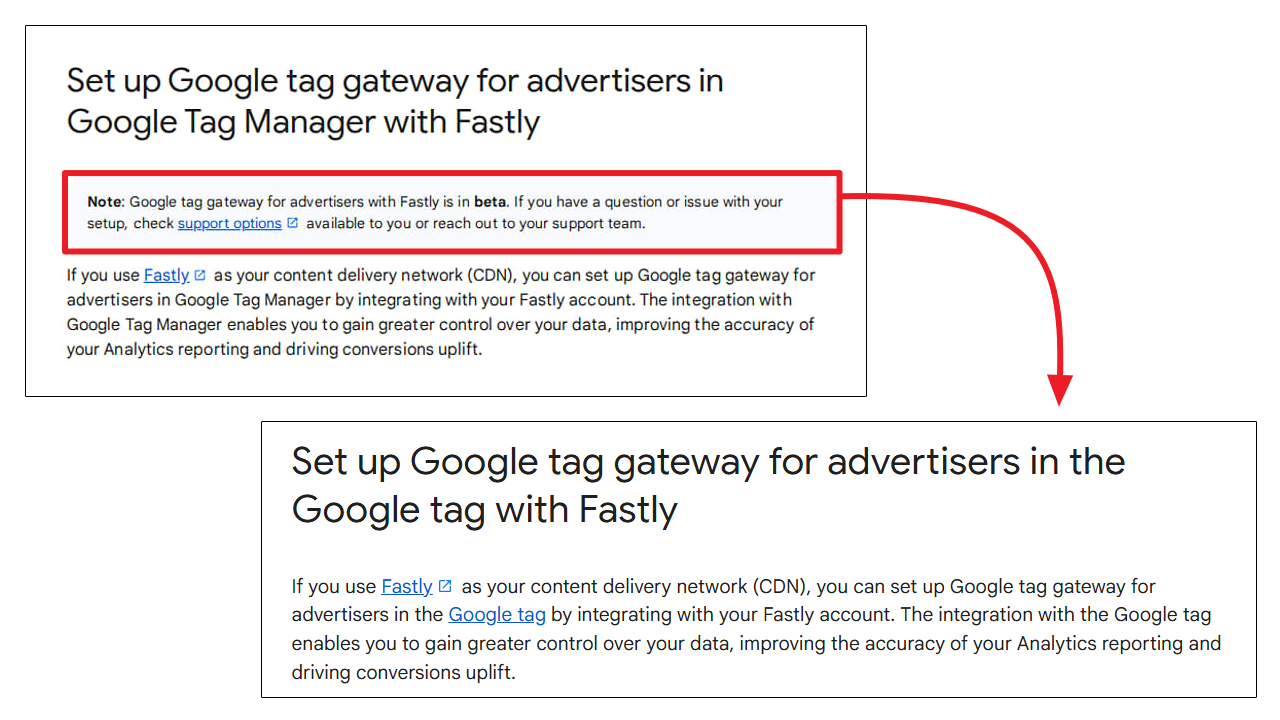 Google Tag Gateway wychodzi z wersji Beta dla Akamai i Fastly