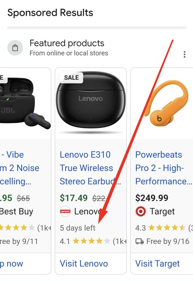 Google Shopping odlicza czas do końca promocji
