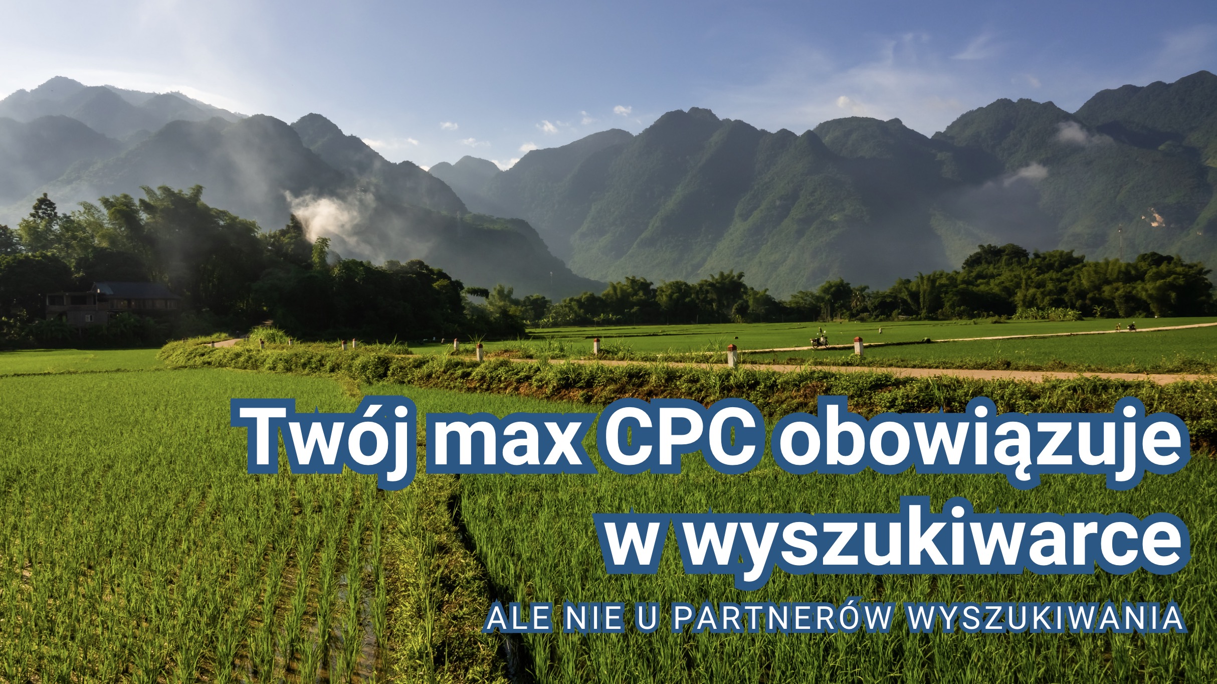 Twój max CPC obowiązuje w wyszukiwarce - ale nie u partnerów wyszukiwania