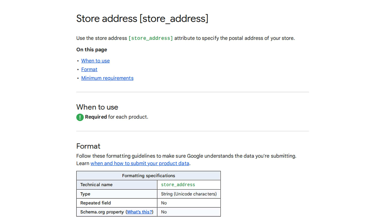 Nowy wymagany atrybut adresu sklepu w Google Merchant Center